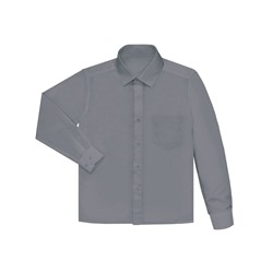 Серая рубашка для мальчика 18908-ПМ18