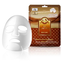 Fresh White Mask Sheet Placenta 23ml Тканевая маска для лица Экстракт плаценты