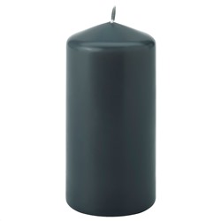 DAGLIGEN ДАГЛИГЕН, Неароматич свеча формовая, темно-серый, 14 см