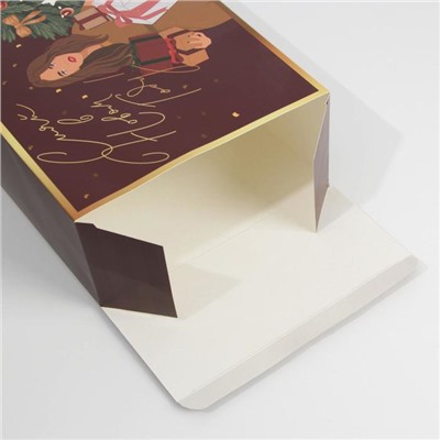 Коробка складная «Новогодняя», 22 × 30 × 10 см