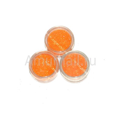 Блестки микропыль (маленькая баночка), Оранжевый