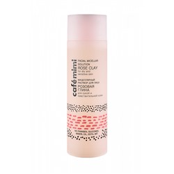 mimi Мицеллярный раствор для лица РОЗОВАЯ ГЛИНА/FACIAL MICELLAR SOLUTION ROSE CLAY, 200 мл