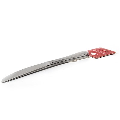 Нож столовый Общепит Стандарт 2пр на блистере, 69г, 22.6см, нерж. сталь
