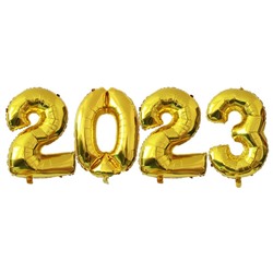 Набор воздушных шаров из фольги цифры 2023 (большие)