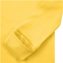 Желтое боди с длинным рукавом 1-2м