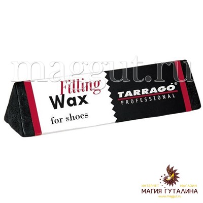 Воск-карандаш для обработки рантов, каблуков и подошв из кожи Filling Wax TARRAGO, 120 гр.