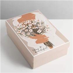 Коробка складная «Ромашки», 30 × 20 × 9 см