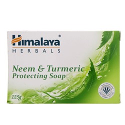 NEEM & TURMERIC Soap, Himalaya (НИМ и КУРКУМА мыло, очищает и оздоравливает кожу, Хималая), 125 г.