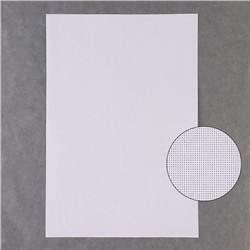 Канва для вышивания №18, 30 × 20 см, цвет белый