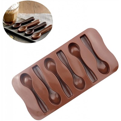 Силиконовая форма для приготовления шоколадных десертов Ложечка