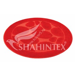Коврик для ванной SHAHINTEX РР 90*90 красный 20 круг