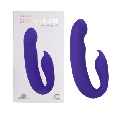 Вибратор G-Spot Dual Stimulator with Rolling Ball Purple 183315PurpleHW