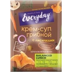 EVERYDAY Крем-суп грибной с лисичками 26 г