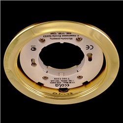 Каталог светотехники, Ecola GX53 H4 золото Светильник