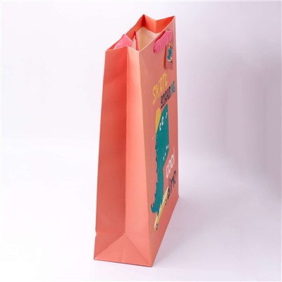 Подарочный пакет(S) "Dino", pink