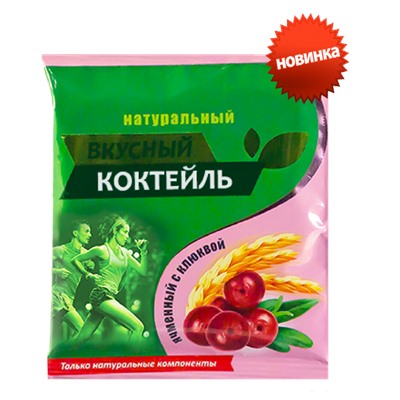 Коктейль ячменный с клюквой 40 г