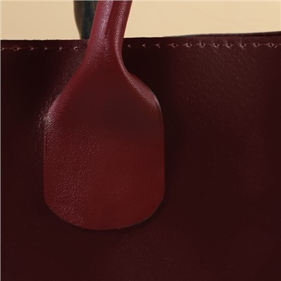 Ручки для сумки, пара, 44 × 1 см, цвет бордовый