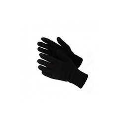 Перчатки вязаные, черные , размер М
