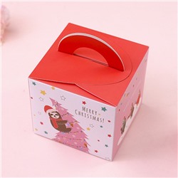 Подарочная коробка «Ленивцы» красная