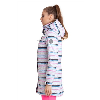 Женская куртка-парка Azimuth B 9763_72 Светло-серый