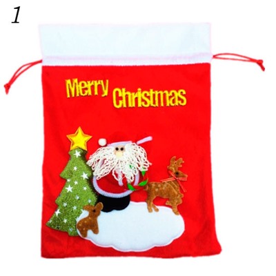 Рождественский мешок для подарков 33 * 25 см