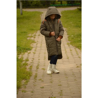 Удлиненное спортивное пальто для девочки Арт. WY0021