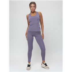 Костюм для фитнеса женский фиолетового цвета 1003F