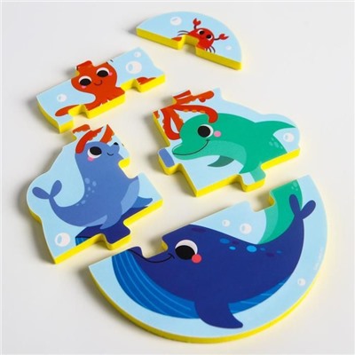 Игрушка для ванны "Пирамидка: Морские животные",1+
