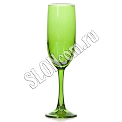 Фужер для шампанского "Enjoy green" 150 мл, зеленый, 12 шт.упаковка,Pasabahce