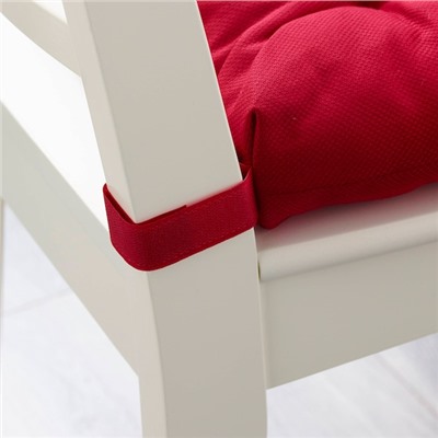 MALINDA МАЛИНДА, Подушка на стул, красный, 40/35x38x7 см