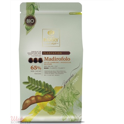 Шоколад горький 65% MADIROFOLO, Cacao Barry 100гр (фасовка)