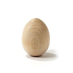 056-2801 Фигурка из дерева "Яйцо" (среднее) 5,2*3,6 см