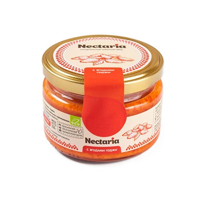 Взбитый мед Nectaria с ягодами годжи (СБ250)