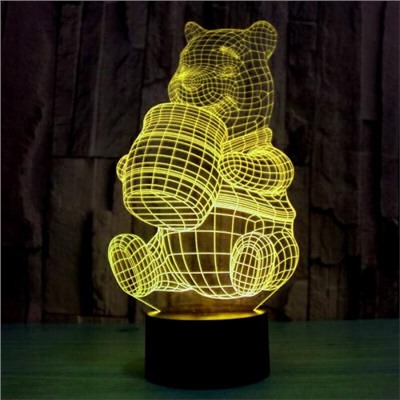 3D светильник Винни-Пух оптом