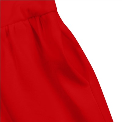 Красное платье с длинным рукавом 2-3