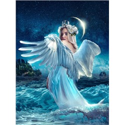 Алмазная мозаика картина стразами Ангел, 30х40 см, Акция!