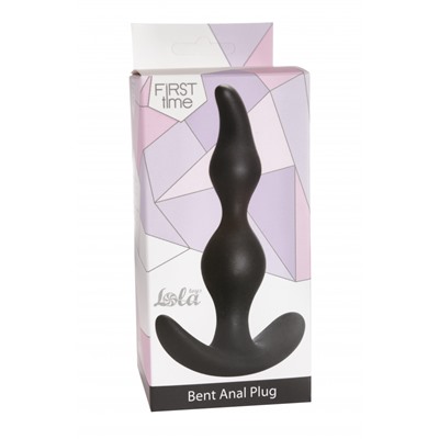 Анальная пробка Bent Anal Plug Black 5002-03lola