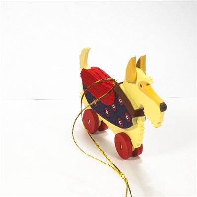 Елочная игрушка - Скотч желтый 270-1