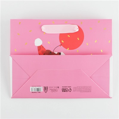 Пакет ламинированный вертикальный «Письмо с любовью», MS 18 × 23 × 10 см