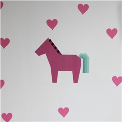 Декоративная наклейка Pink Horse
