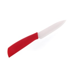 Нож 13см керамический кухонный, "Сибирская посуда", Красный, SP-202-R