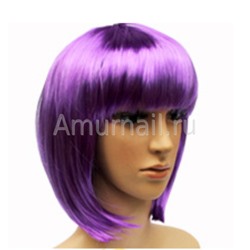 Парик из искусственных волос Bobo (Каре с челкой) Фиолетовый
