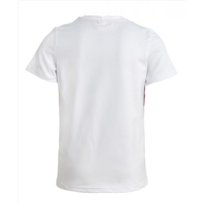 Белая футболка с коротким рукавом