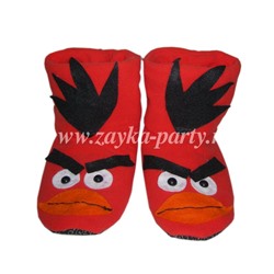 Тапочки "Angry Birds" красные