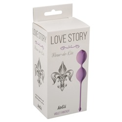 Вагинальные шарики Love Story Fleur-de-lis Violet Fantasy 3006-05Lola