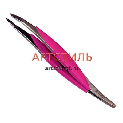 Пинцет диагональный с прорезиненной ручкой MERTZ A273