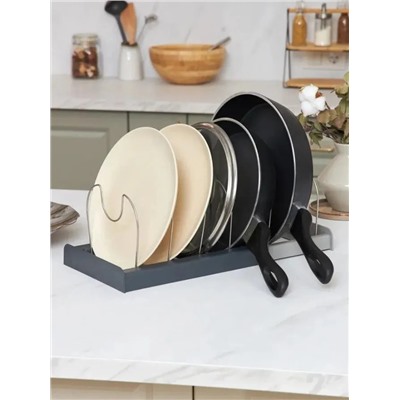 Кухонный держатель для сковород, тарелок или кастрюль, 56 см х 20 см х 15 см