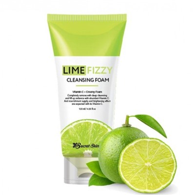 LIME FIZZY CLEANSING FOAM Пенка для умывания 120 мл