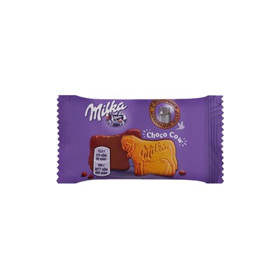 Печенье Milka Choco Cow  в молочном шоколаде из альпийского молока 40 гр [1/24]