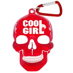 Брелок для ключей в виде черепа "Cool Girl"